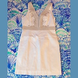 Lilly Pulitzer White Shift Dress